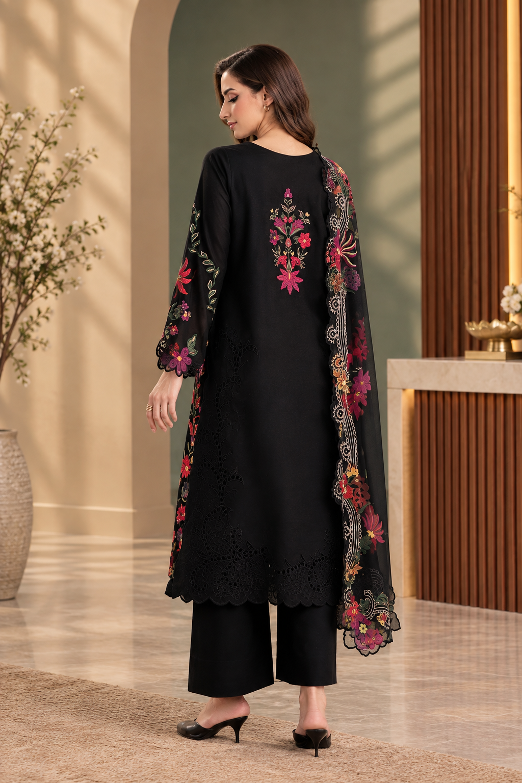 Gulaira Black Floral