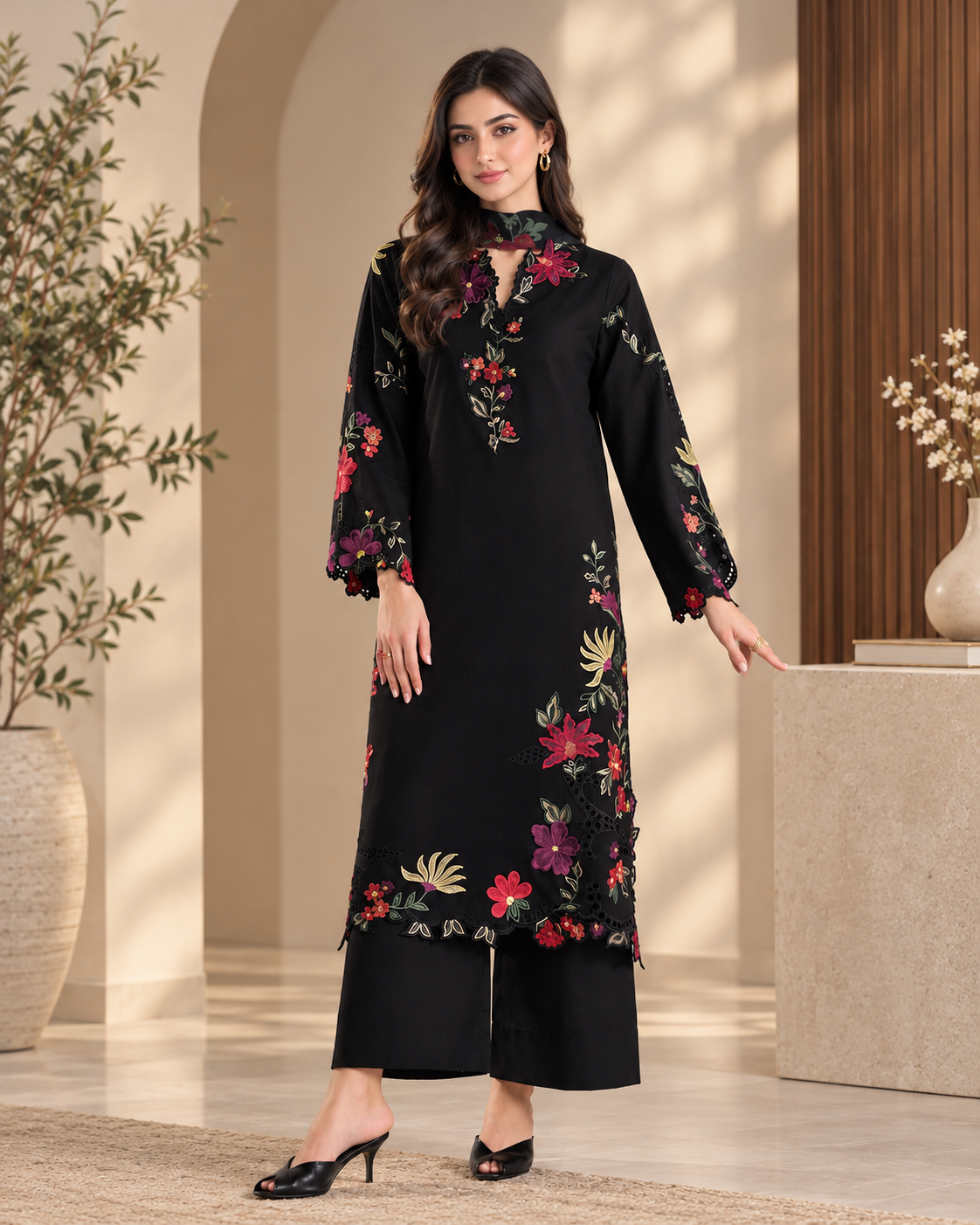 Gulaira Black Floral
