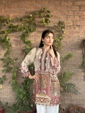 Ivory Blossom Printed